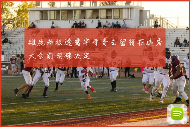 雄鹿老板透露字母哥去留将在选秀大会前明确决定